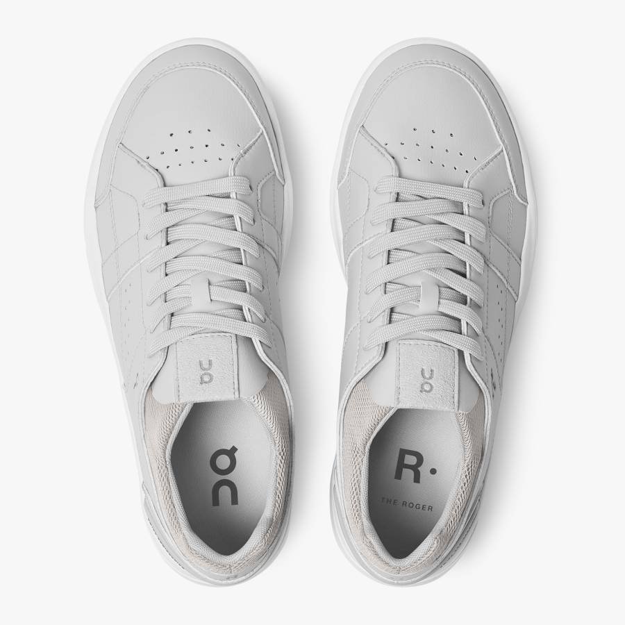On THE ROGER Clubhouse Light Grey / White | SN-ON28628